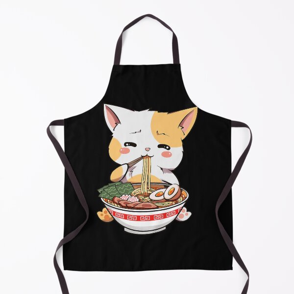 Item preview, Kawaii Neko Ramen Cute Ramen Cat Japanese Noodle Funny Anime designed and sold by HenningMadsen.
