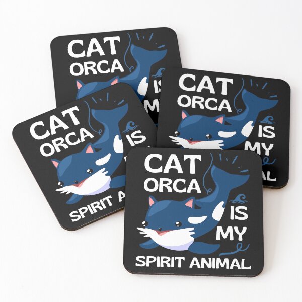 Item preview, The Cat Orca Is My Spirit Animal Anime Orca Cat designed and sold by MariusMunteanu.