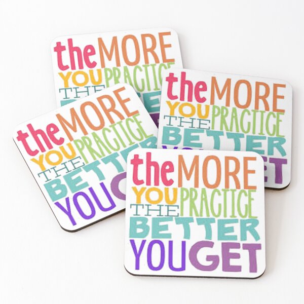 Item preview, The more you practice ... designed and sold by BESTSAYINGS.