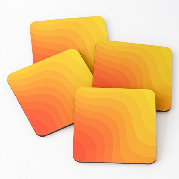Item preview,  Gradient Orange Red Color Abstract Waves designed and sold by Butterfly-Dream.