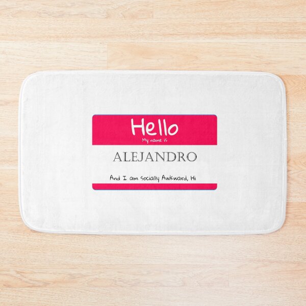 Item preview, My Name is Alena And I Am Socially Awkward designed and sold by IcyTees.