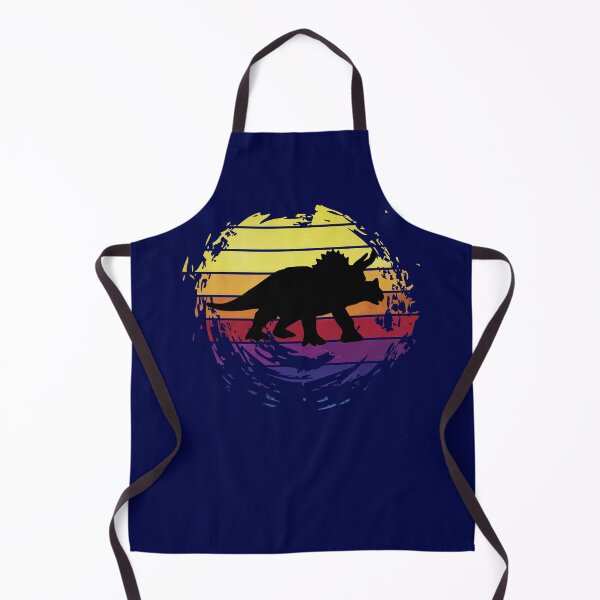 Item preview, Dinosaur Triceratops animal on retrostyle retro background designed and sold by ChatterFox.