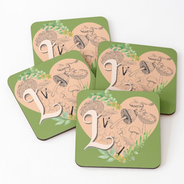 Item preview, Cottagecore Aesthetic Letter L Monogram  designed and sold by kestrada2906.