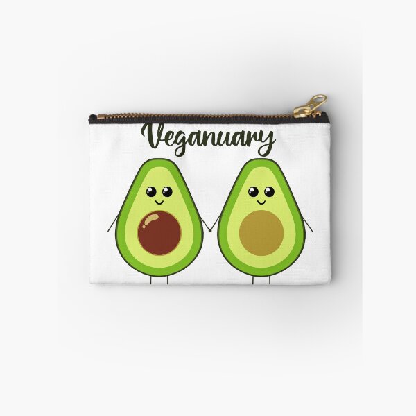Item preview, Veganuary | cute avocado holding hands designed and sold by felinefeelings.