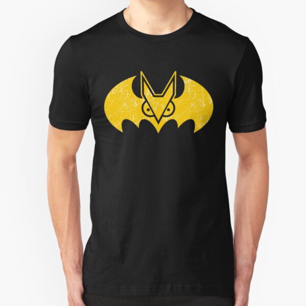Dc Circle Bat Premium Adult Slim Fit T-Shirt
