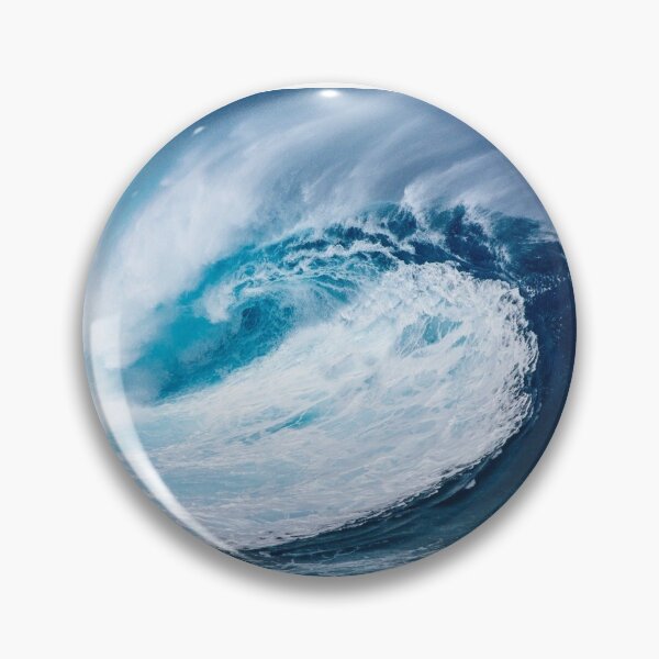 Item preview, Ocean wave blue color designed and sold by Mad Colors.