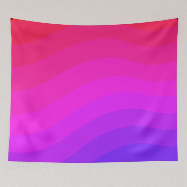 Item preview, Gradient Colorful Rainbow Color palette Abstract Waves designed and sold by Butterfly-Dream.