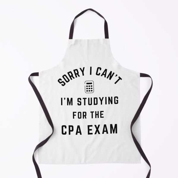 Artikelvorschau, Tut mir leid, ich kann nicht, ich lerne für die CPA-Prüfung, Geschenk für Buchhalter entworfen und verkauft von FazCreations.