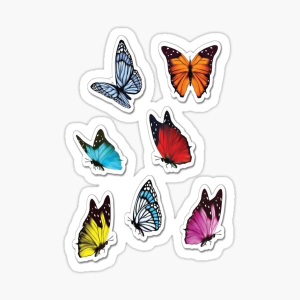 Item preview, cute butterflies stickers/ masks/ stickers/ outfits designed and sold by Jesar.