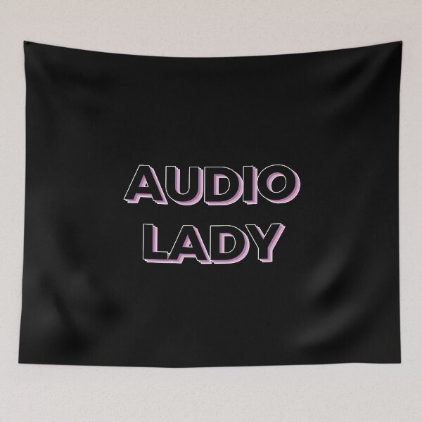 Item preview, Audio Lady Female Audio Engineer designed and sold by DanLopesMerch.