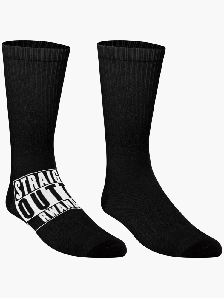 Thumbnail 3 of 5, Socks, Straight Outta Rwanda designed and sold by RandomStuffShop.