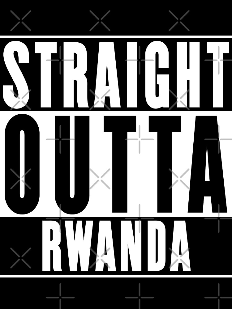 Thumbnail 3 of 3, Scarf, Straight Outta Rwanda designed and sold by RandomStuffShop.