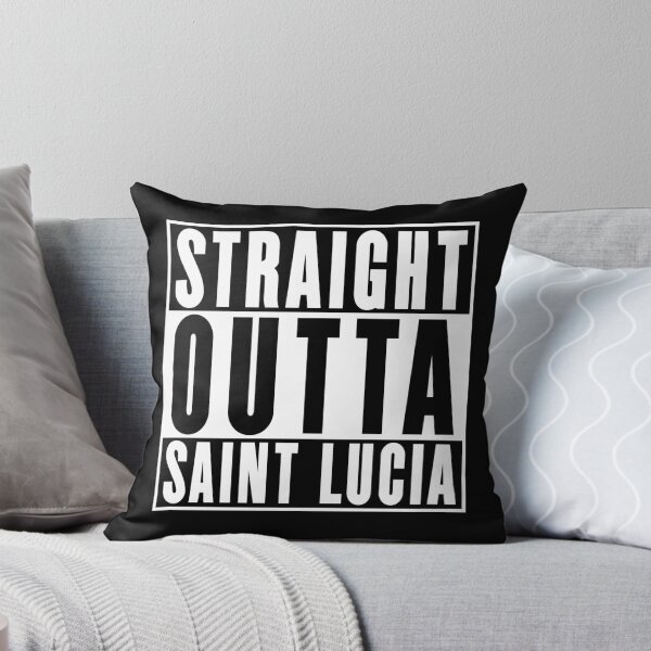 Item preview, Straight Outta Saint Lucia designed and sold by RandomStuffShop.