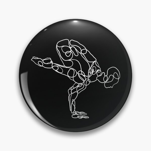 Item preview,  Contour Line Yoga-Crane Pose 1 (WI) designed and sold by FranksArtWorld.
