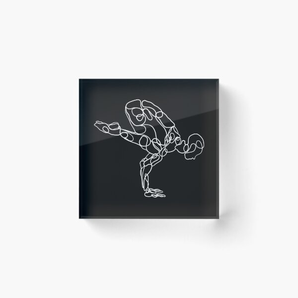 Item preview,  Contour Line Yoga-Crane Pose 1 (WI) designed and sold by FranksArtWorld.