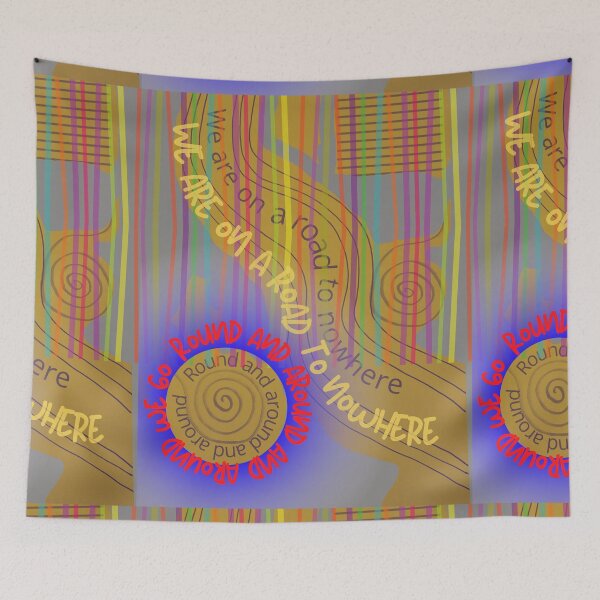 Item preview, Road to Nowhere - Around and Around We Go designed and sold by HopeMerc.