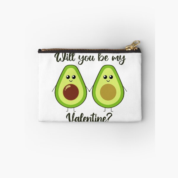 Item preview, Will you be my valentine | cute avocado holding hands designed and sold by felinefeelings.