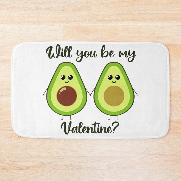 Item preview, Will you be my valentine | cute avocado holding hands designed and sold by felinefeelings.