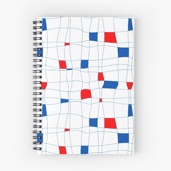 Item preview, Blue and Red Asymmetrical Rectangles designed and sold by LamaraK.