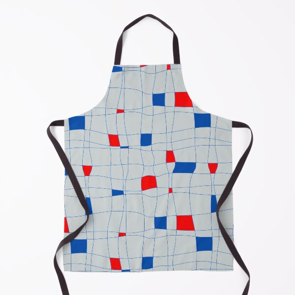 Item preview, Blue and Red Asymmetrical Rectangles designed and sold by LamaraK.