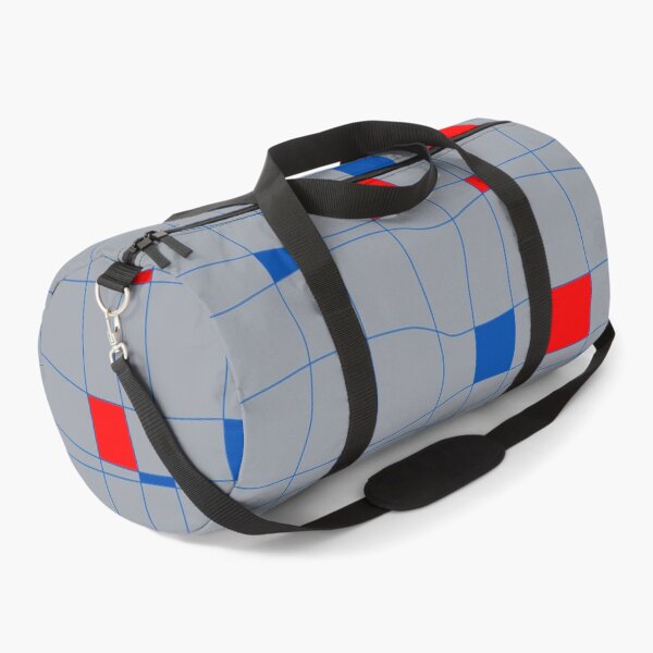 Item preview, Blue and Red Asymmetrical Rectangles designed and sold by LamaraK.