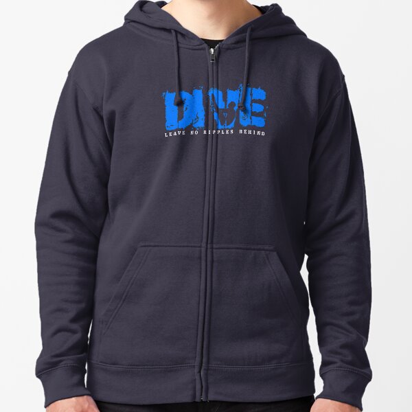 Funny Springboard Diving Quote High Diving Sport Humor Diver Gift Zipped Hoodie