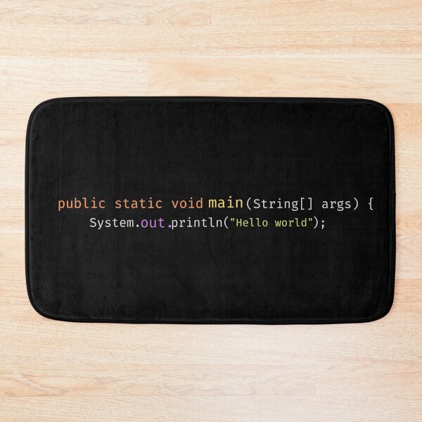 Item preview, Programming code "hello world" designed and sold by MoreArt15.