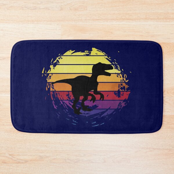 Item preview, Velociraptor animal on retrostyle retro background designed and sold by ChatterFox.