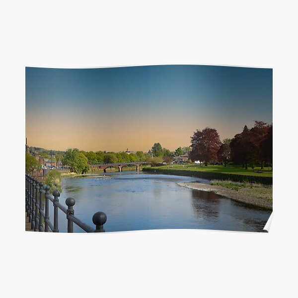 River Nith, Dumfries (Summer) Poster