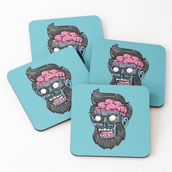 Item preview, Zombie Hipster Skull || Cartoon Graffiti Style Design designed and sold by Ninjawhere.