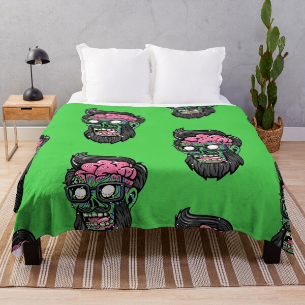 Item preview, Zombie Hipster Skull || Cartoon Graffiti Style Design designed and sold by Ninjawhere.