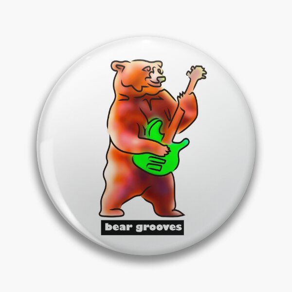 Item preview, Bear on electric bass designed and sold by Xdelacra.