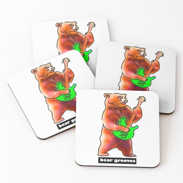 Item preview, Bear on electric bass designed and sold by Xdelacra.