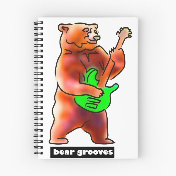 Item preview, Bear on electric bass designed and sold by Xdelacra.