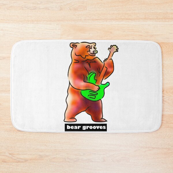 Item preview, Bear on electric bass designed and sold by Xdelacra.