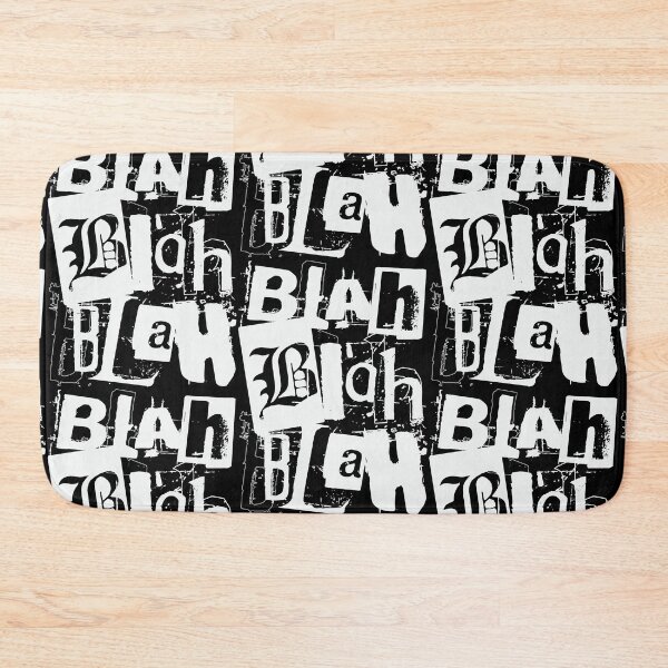 Item preview, Blah Blah Blah as ransom note designed and sold by Sima Sirus.