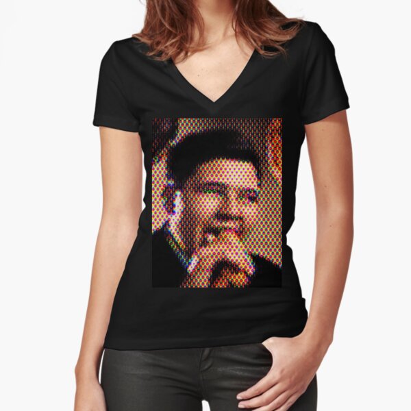 Fitted V-Neck T-Shirt