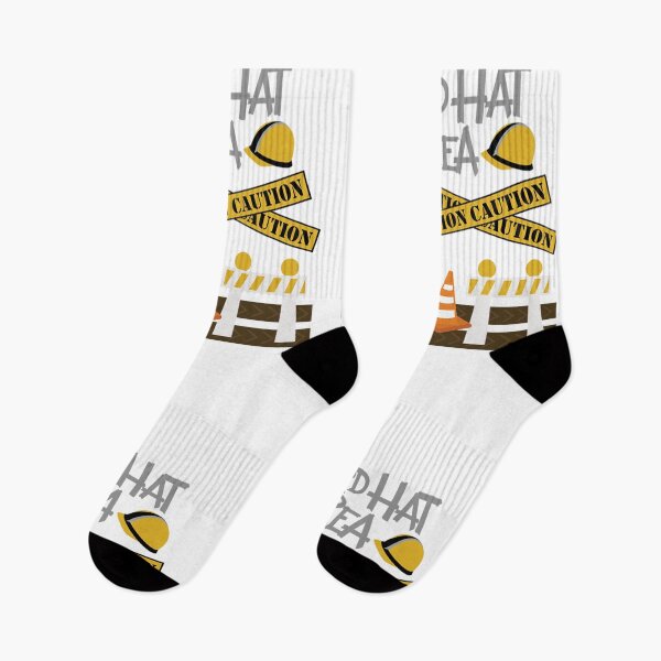 Item preview, Construction socks, manual labor socks, construction work socks, truckers socks, manly socks designed and sold by teeandmilkco.