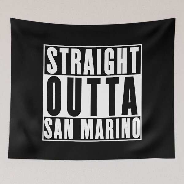 Item preview, Straight Outta San Marino designed and sold by RandomStuffShop.