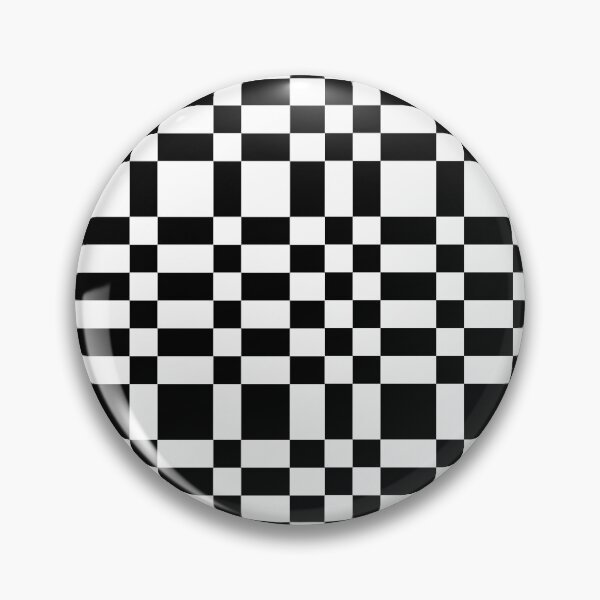 Item preview, Alternate Zebra Panda Pixel White and Black Designs Camouflage Repeating Retro Vintage Patterns designed and sold by TeachUrb.