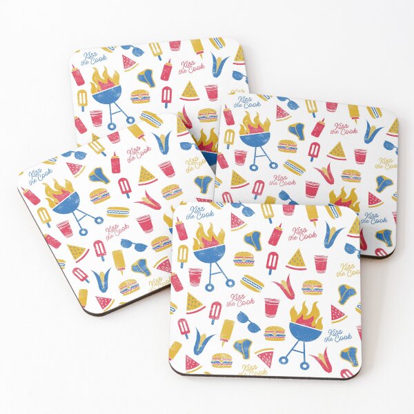 Item preview, Summer BBQ in Americana Palette  designed and sold by latheandquill.