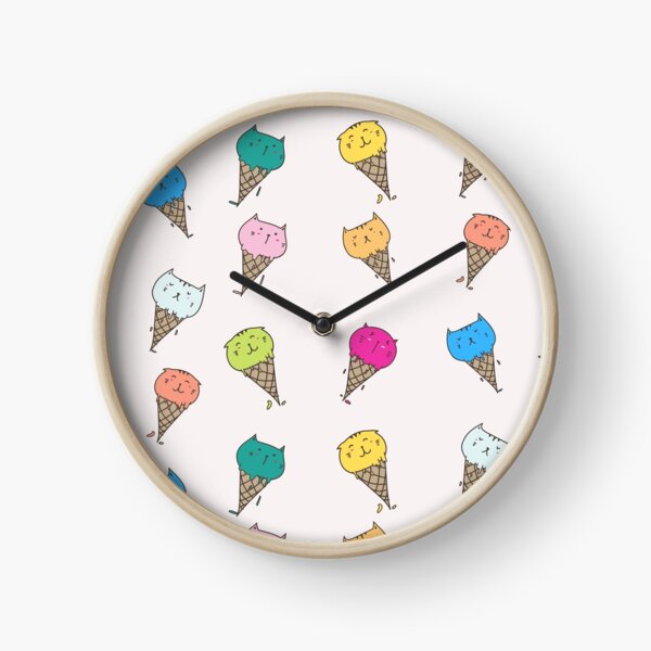 Popping Cat Clock