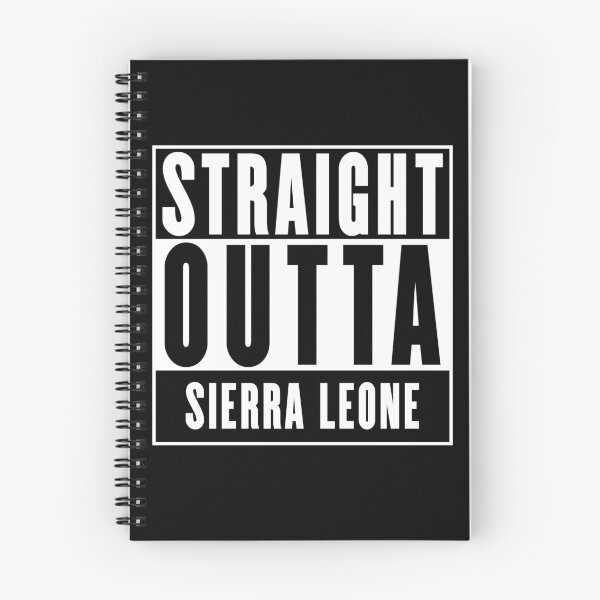 Item preview, Straight Outta Sierra Leone designed and sold by RandomStuffShop.