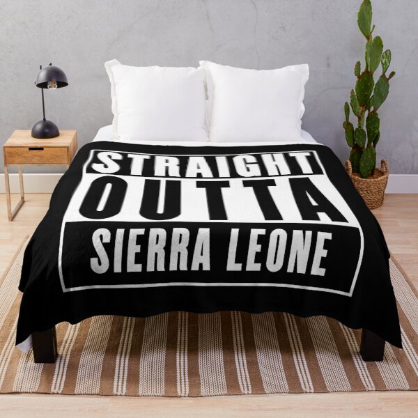 Item preview, Straight Outta Sierra Leone designed and sold by RandomStuffShop.