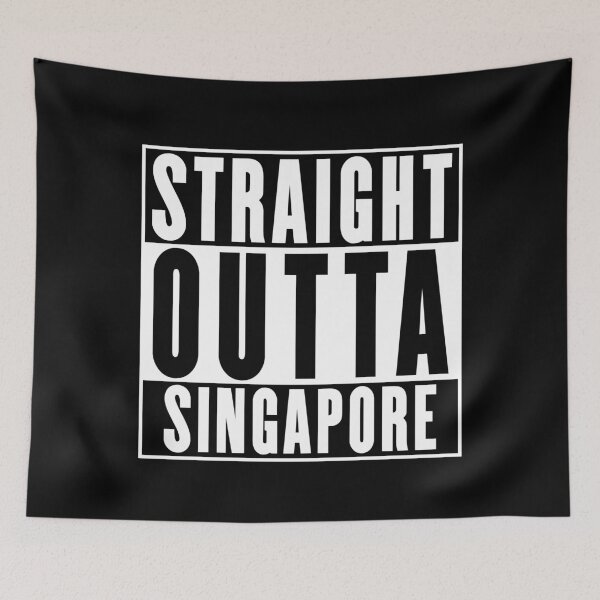 Item preview, Straight Outta Singapore designed and sold by RandomStuffShop.