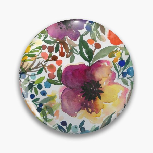 Item preview, purple flowers, blue berries designed and sold by kosarandrea.