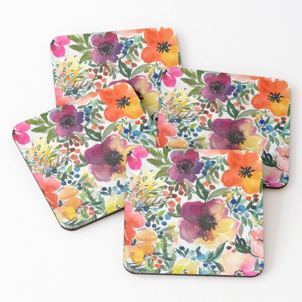 Item preview, purple flowers, blue berries designed and sold by kosarandrea.