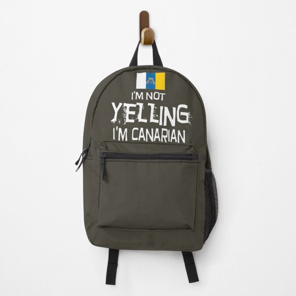 Item preview, I'm not yelling, I'm Canarian. Flag of the Canary Islands. designed and sold by obedtheartist.