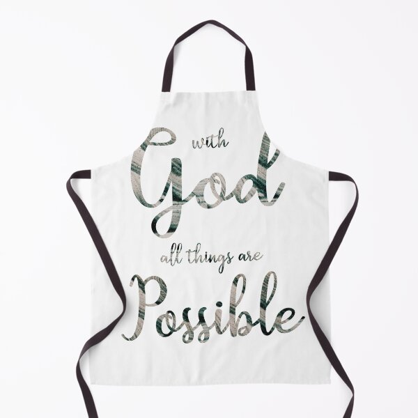 Item preview, With God All Things Are Possible - Matthew 19:26 - Bible Verse designed and sold by cannevas.