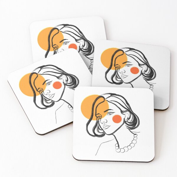 Item preview, portrait woman designed and sold by CaglaCokgezen.